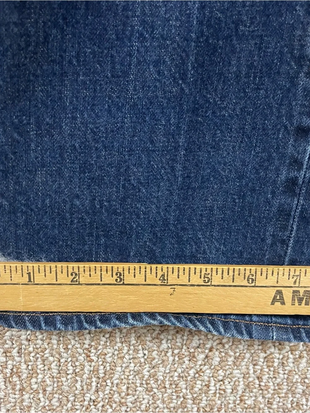 Polo Ralph Lauren Selvedge Jeans Mens 38 x 32 Slim Straight Dark Wash Denim 135